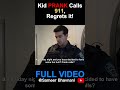 Kid PRANK Calls 911, Regrets it!