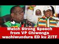 Watch Strong Speech from VP Chiwenga wachiundura ED ku ZITF
