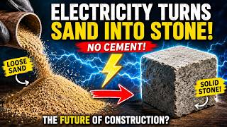 Scientists Just Turned Sand Into Solid Stone Using Electricity… Could This Replace Cement Forever
