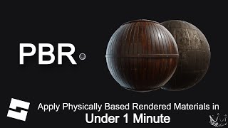 Apply PBR Materials in Under 1 Minute | Roblox Studio Apply PBR Materials in Under 1 Minute | Roblox Studio