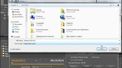 Adobe Premiere Tutorial: Exporting to H.264