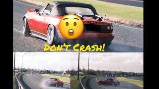 Almost Crashed! New Zealand Tuner Cars Leaving Meet
