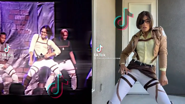 Hange Dancing Then and Now | TikTok