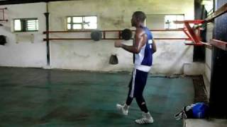 : Emilio Correa Cuban 75kg Beijing Olympic silver medalist.One of the Finest Cuban Middleweights