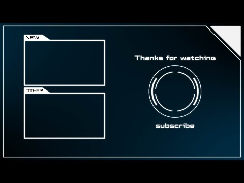 【無料動画素材】デジタル風終了画面 エンディング素材