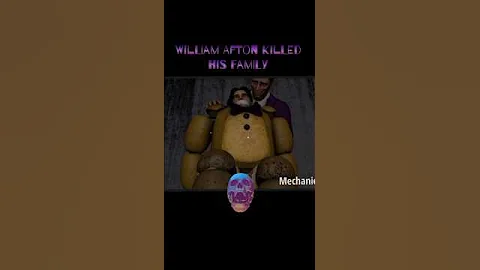 William Afton Killed his Family 💀 #fnaf #fivenightsatfreddys #fnafgame