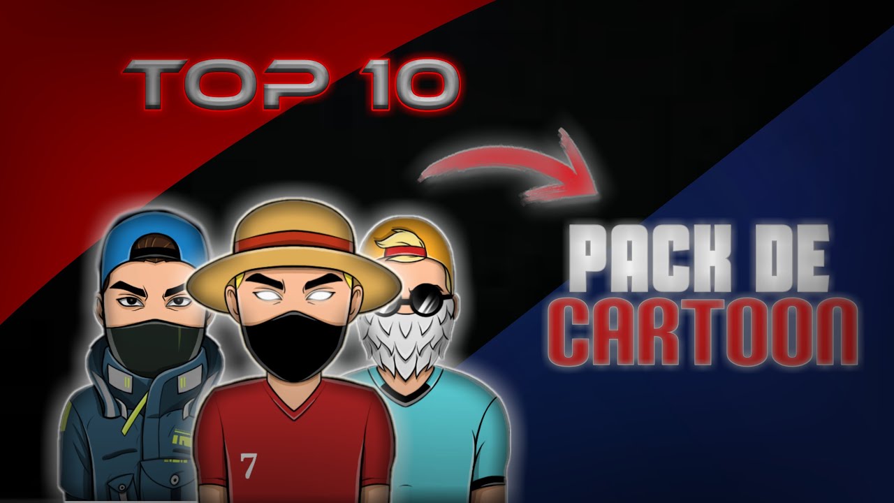 TOP 10 PACK DE CARTOON FF PARA DOWNLOAD GRÁTIS / FREE FIRE #1 . - YouTube