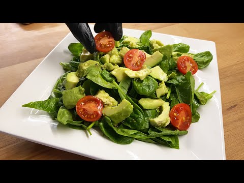 Video: Spinatsalat Mit Orangen Und Avocado