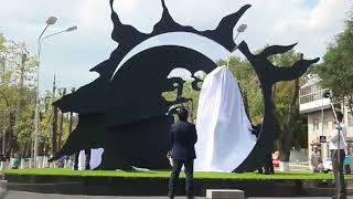 В Караганде открыли памятник Виктору Цою
