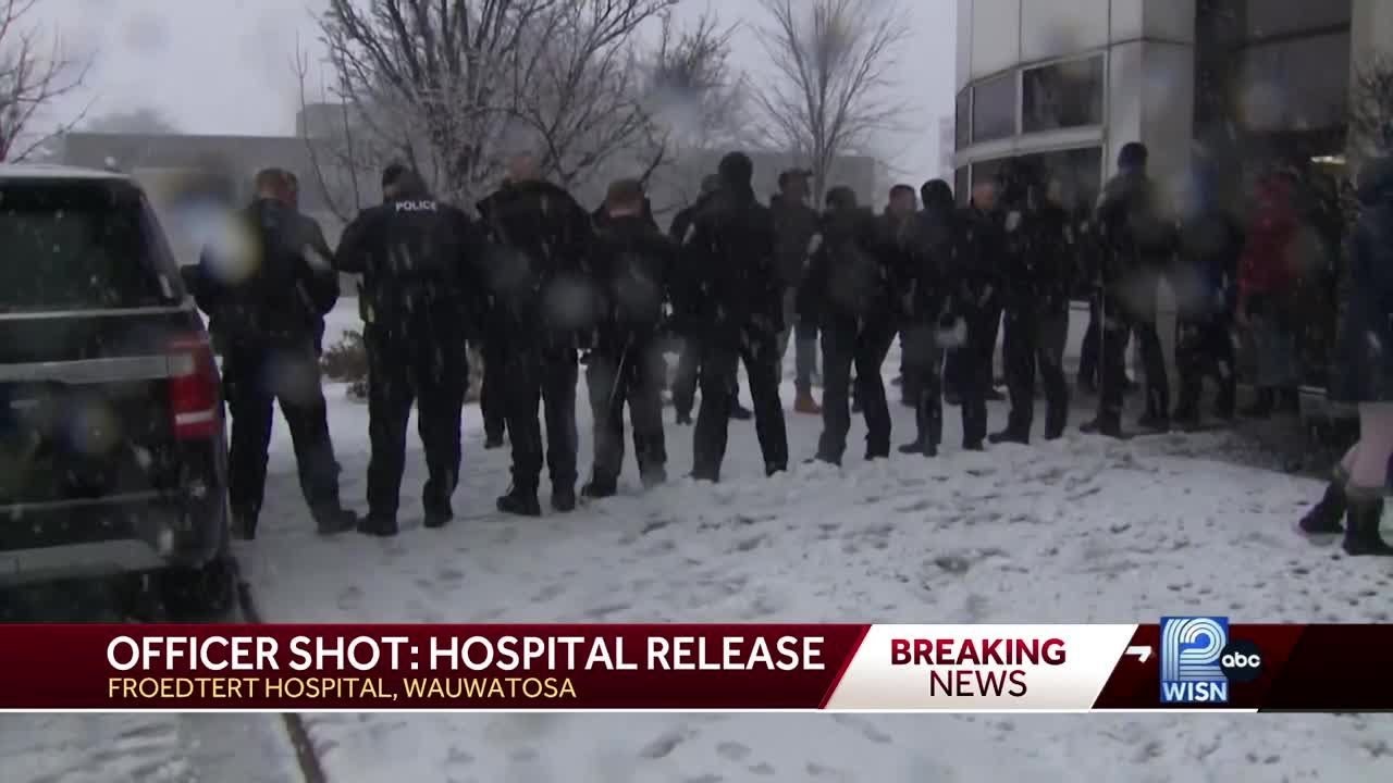 Milwaukee police officer released from hospital after standoff shooting ...