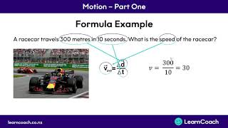 NCEA Science Level 1 Mechanics: Basics of Motion