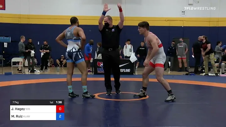 77 Kg Consi Of 8 #1 - John Hagey, 505 Wrestling Cl...