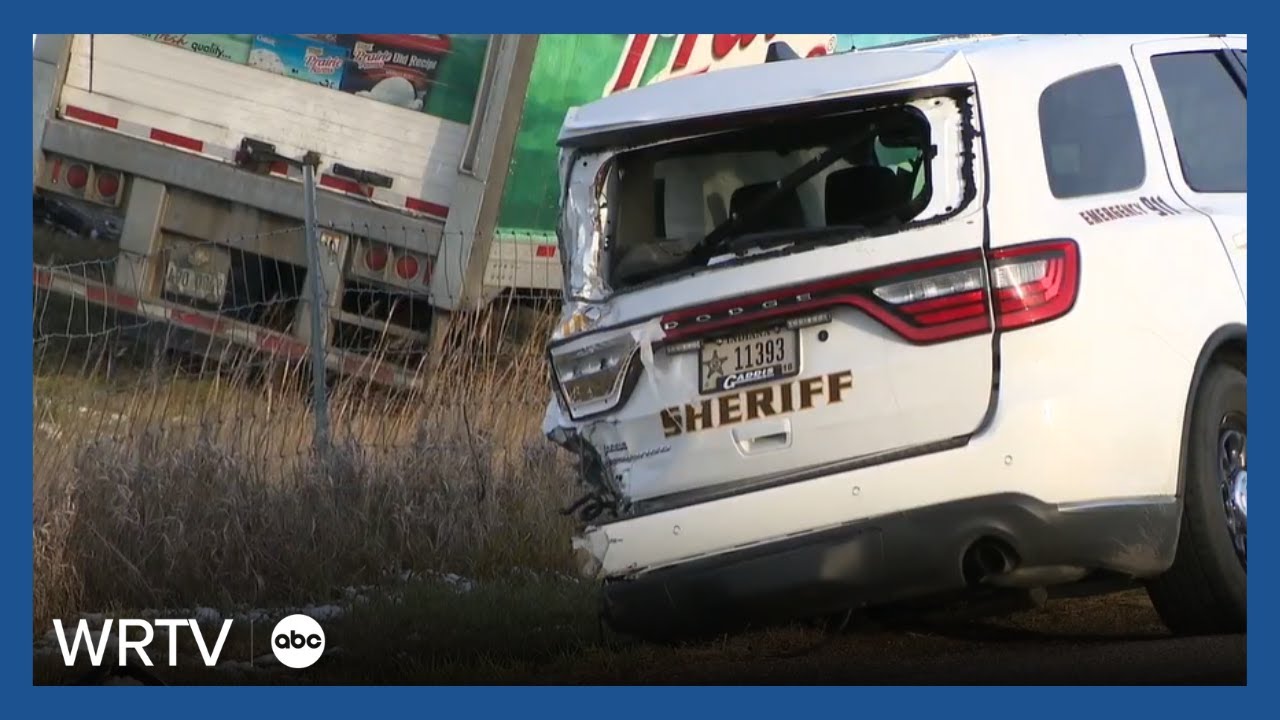 Delaware County deputy killed in crash helping stranded motorist on I-69