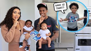 Swapping Baby Saviour With A Different Baby To See If Shine Notices! *Hilarious*