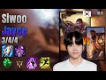 Siwoo Top Jayce vs K'Sante lol KR solo rank Full Game 16.9 | 시우 제이스 vs 크산테