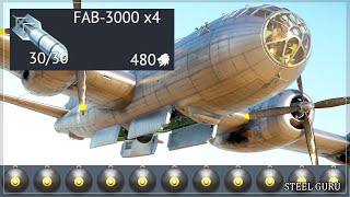 TU-4 💣 12,000 KG OF BOMBS 💣 INSANE CARPET BOMBING