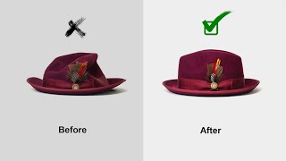 How to fix a crushed hat.