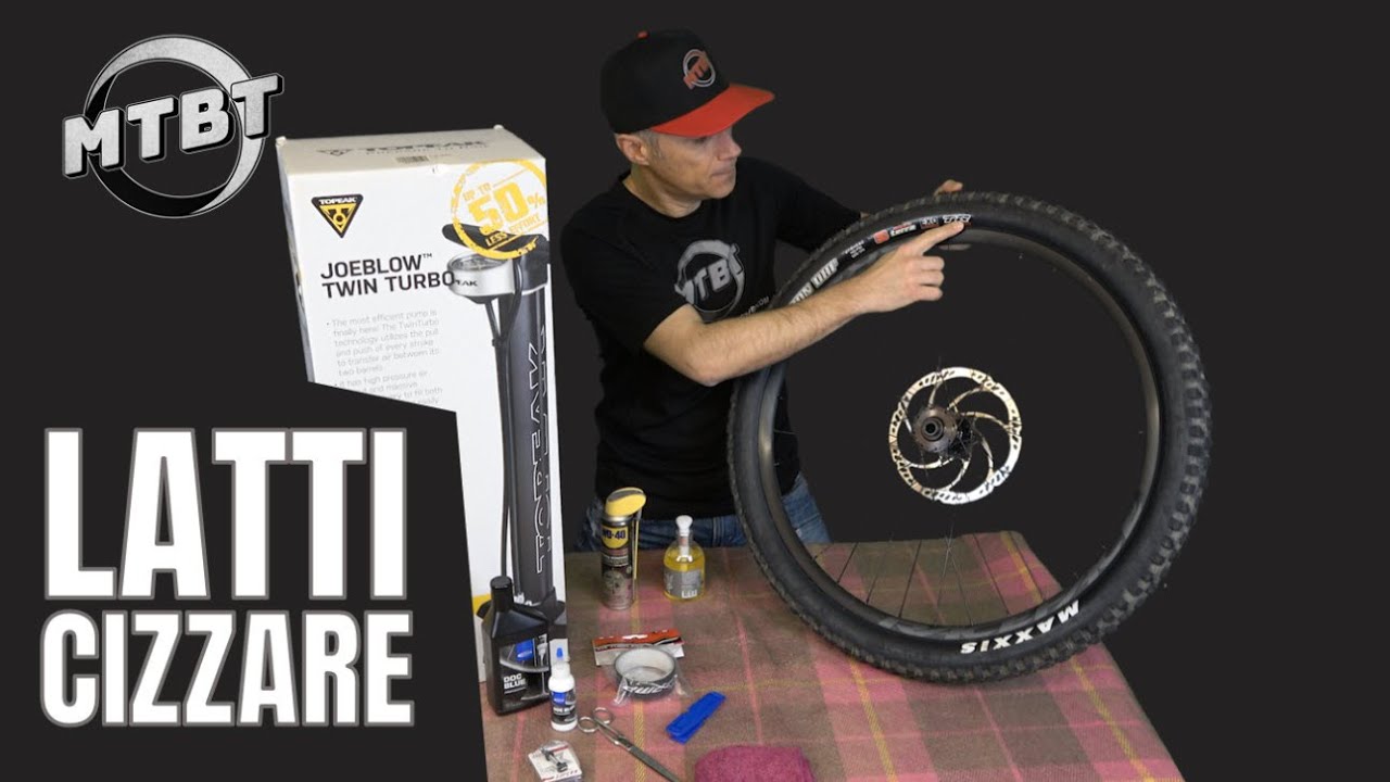 Come latticizzare gomme ruote copertoni tubeless mtb mountain bike | MTBT -  YouTube