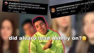 Did alvaro use Ashley???