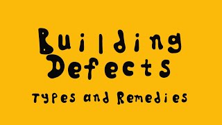 building defects #3