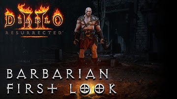 Diablo 2 Resurrected Alpha - First look at the Barbarian - Playthrough #BlizzEarlyAccess