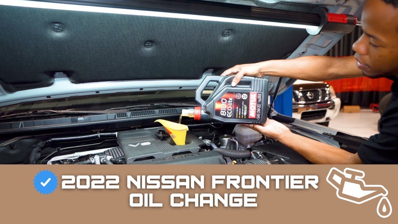 2022 Nissan Frontier Oil Change Guide YouTube