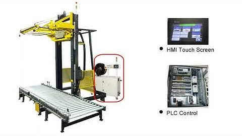 Horizontal Vertical Belt Strapping Machine Stretch Pallet Wrapping Machine