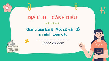 Giảng bài 5: Một số vấn đề an ninh toàn cầu | Địa lí 11 CD