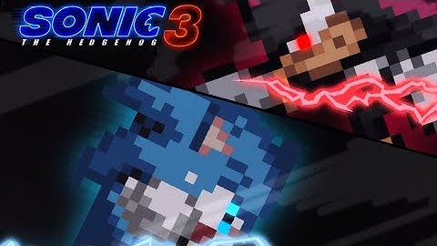 Sonic vs. Shadow - Sonic Movie 3 | Sprite Animation