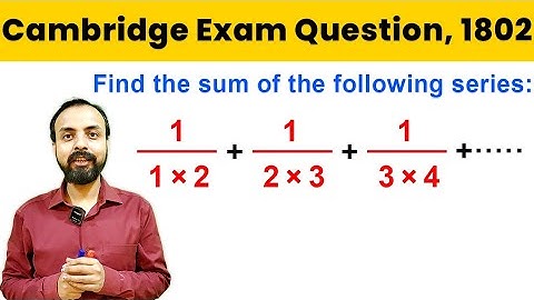 Can you Solve a Cambridge exam questions ? Maths problem || Rk Srivastava Sir