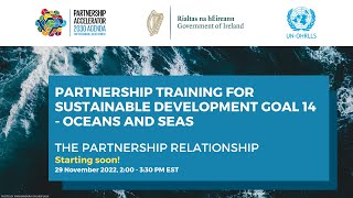 Ocean Partnerships Training - session 2
