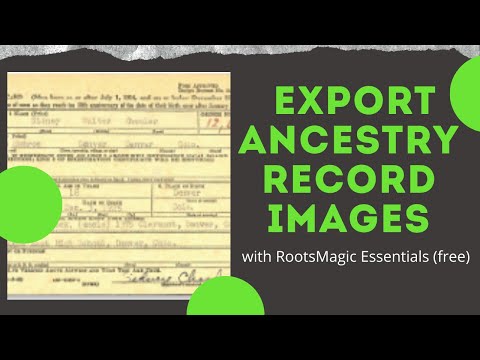 Download Ancestry Record Images with RootsMagic Essentials