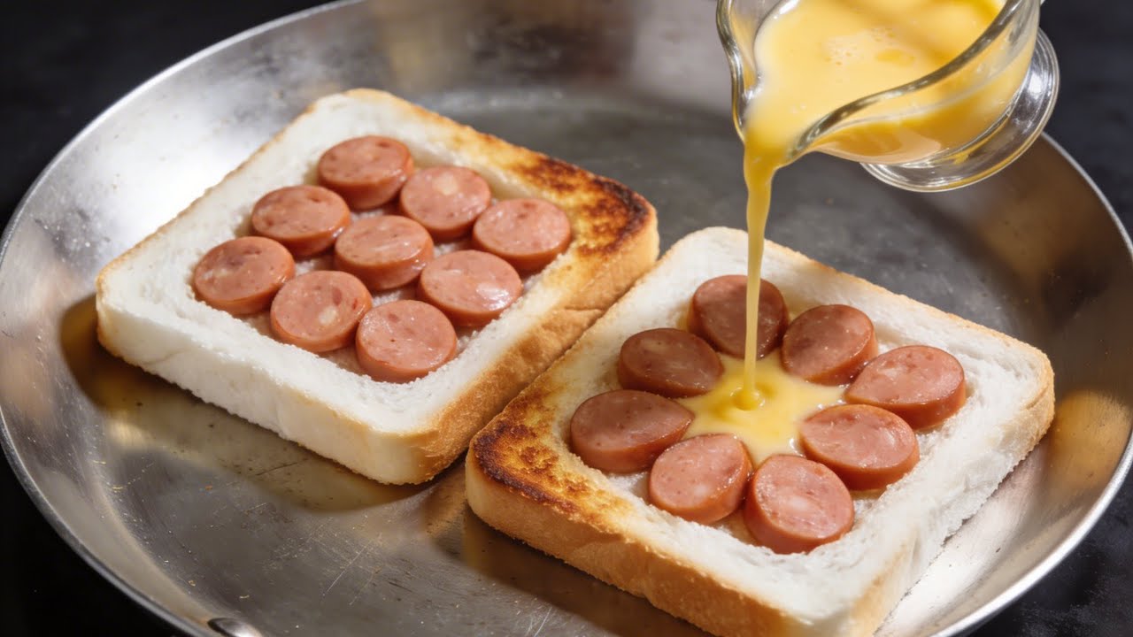 Наслаждайтесь приготовлением восхитительных бутербродов с бананом, яблоком и сосисками! Новый рец...