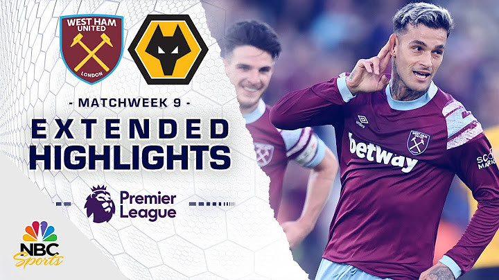 West Ham v. Wolves | PREMIER LEAGUE HIGHLIGHTS | 10/1/2022 | NBC Sports