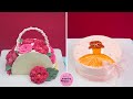 Amazing Flower Basket Cake Decorating Tutorials Like A Pro | Satisfying Flower Basket Cake Design