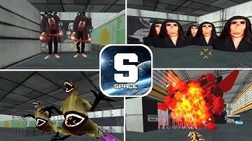 Sandbox In Space - Nextbots vs Mecha Dogday vs Rosalia