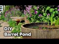 How to Make a Wildlife Barrel Pond