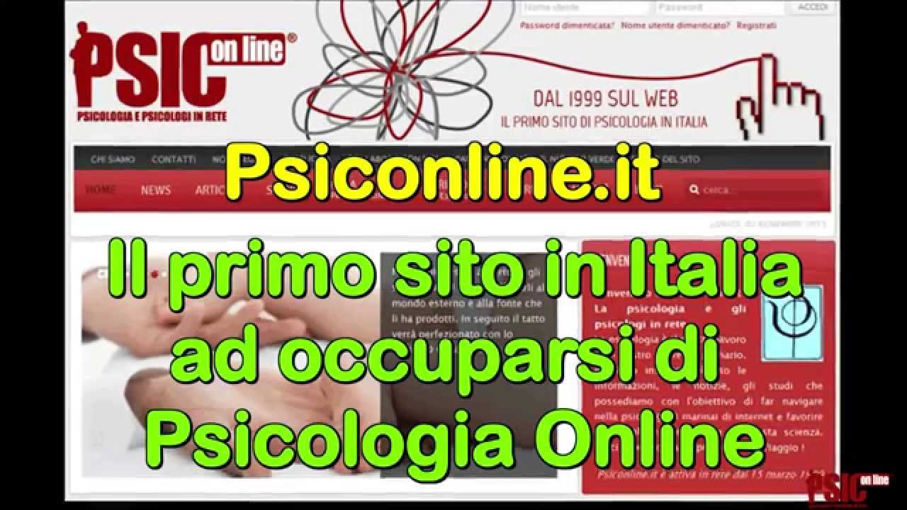 Psiconline.it - Psicologia e psicologi in rete