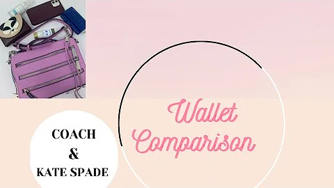 Coach Hutton Compact Wallet Vs. Kate Spade Panda Card Holder| Which one fits more?