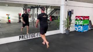 Kettlebell Single Arm Bottoms Up Alternating Reverse Lunge demonstration
