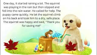 The Squirrel and The Puppy Story | The True Friends short Story | English moral stories Lyrical Actualización