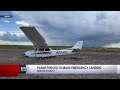 Small plane lands in Martin County field