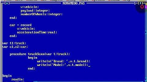 Turbo Pascal Programming  #59 Inheritance