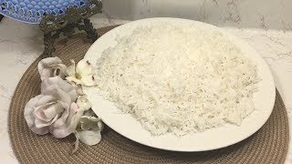 طبخ الرز للمبتدئين (طلب صديقات بناتي)how to cook rice without rice cooker for beginner