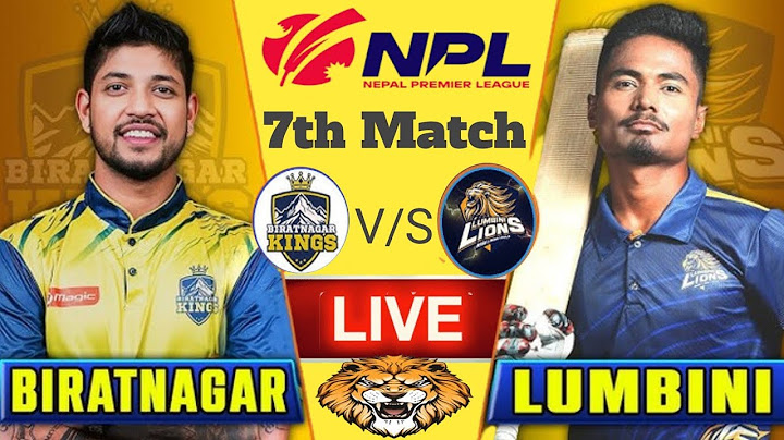 🔥BIRATNAGAR KINGS VS LUMBINI LIONS HIGHLIGHTS MATCH||🇳🇵Nepal Premier League🇳🇵#Livematch#npl#npl2081