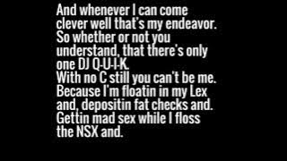 DJ Quik - Dollars and Sense Lyrics