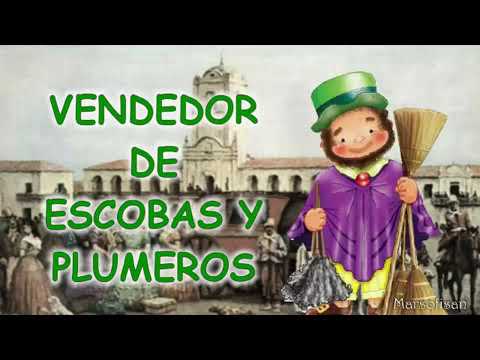 Vendedor de escobas y plumeros
