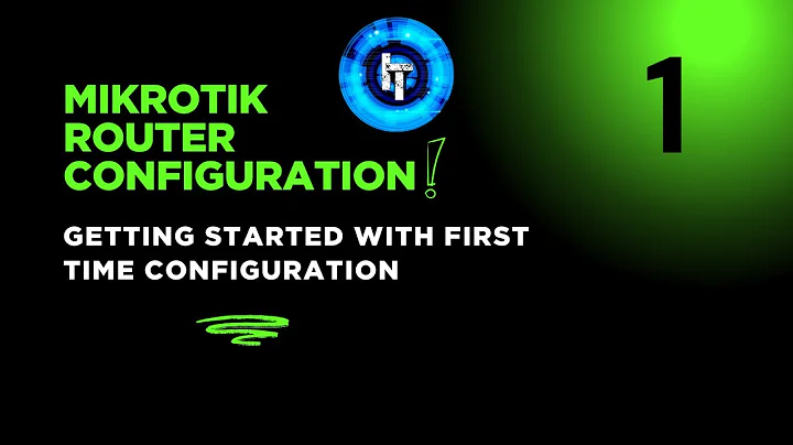 Mikrotik Router Configuration | Getting Started with First Time Configuration #mikrotik #router