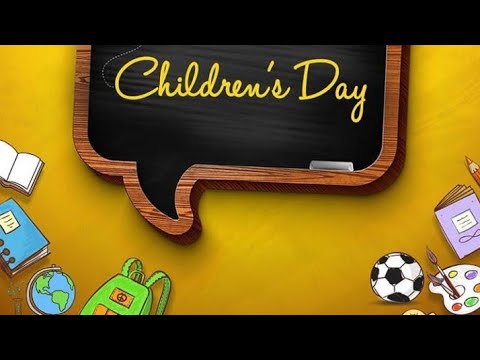 Children's day gif status