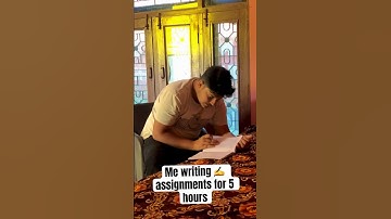 Me writing ✍️ assignments for 5 hours 😂 #youtubeshorts #comedy #funny